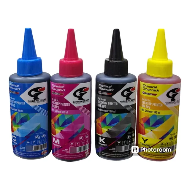 Tinta Gihonclick Compatible Epson  4 Botes 100ml Calidad 10