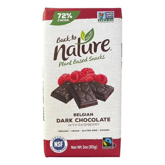 Barra De Chocolate Vegano Gluten Free Belga 78g Kosher