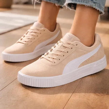Tênis Feminino Puma Nyra Sd Bdp Bege Lisa 39 Br