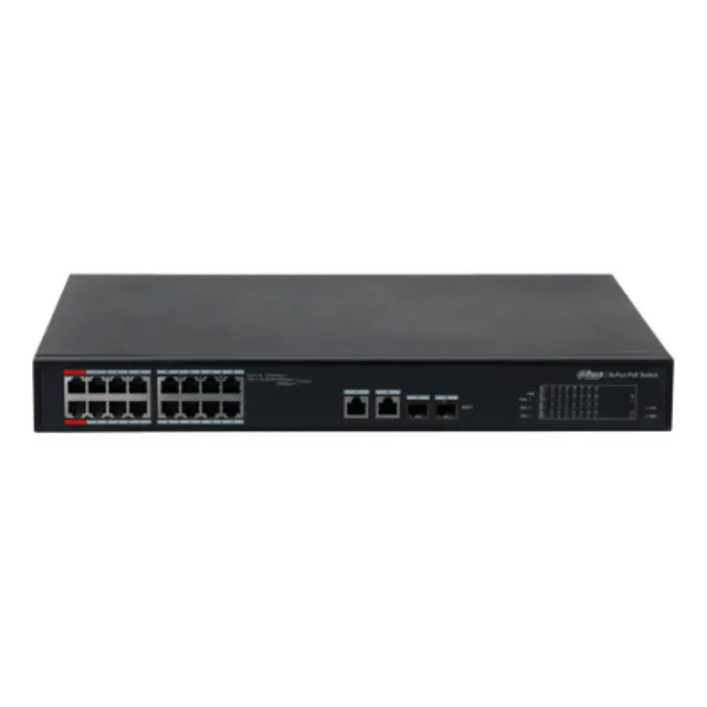 Switch Poe 18 Puertos Ethernet 16 Puertos Poe 2 Puertos Sfp