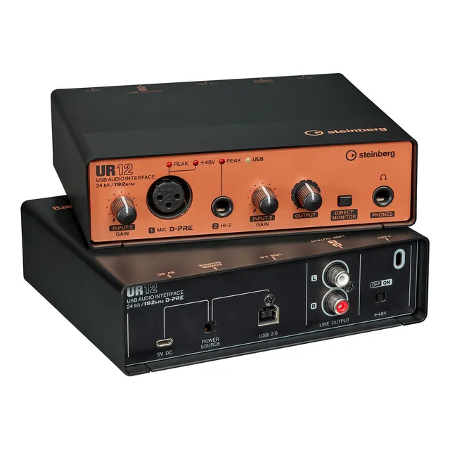 Placa Interfaz De Grabación Portátil Usb Steinberg Ur12b 