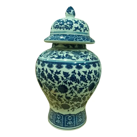 Jarron Potiche Grande 30 Cm Porcelana