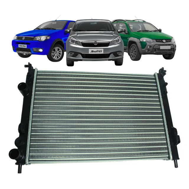 Radiador Idea 1.4/1.8 Fire C/s Ar 2006 2007 2008 Até 2014  