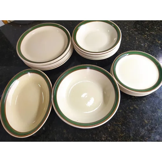Vajilla 18 Piezas Marca Keramic Ideal Para Microondas 