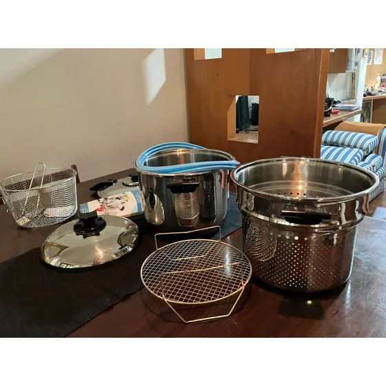 Juego 5 Pz Rena Ware Nutrex Olla Presión 9 Lts - Freidora