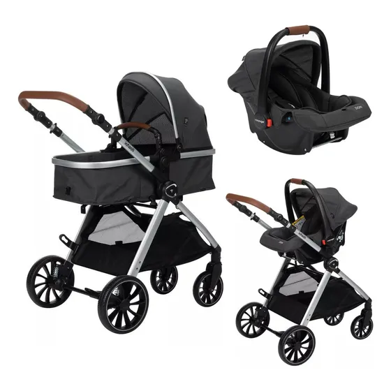 Carrinho 3 em 1 Travel System Romanzo Duo 0 a 15kg - Infanti