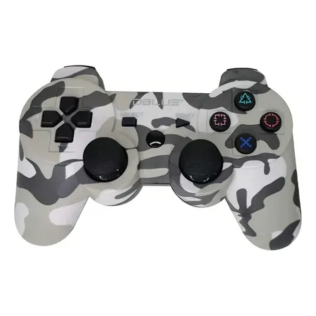 Control Joypad Joystick Usb Doble Vibracion Para Pc Dbc1001 Color Gris