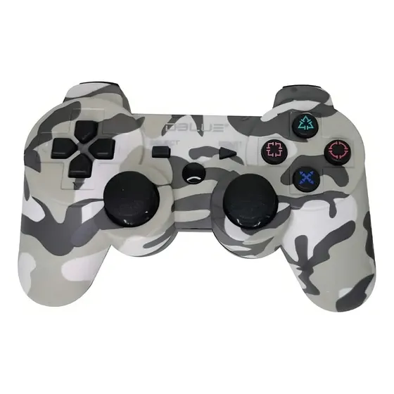 Control Joypad Joystick Usb Doble Vibracion Para Pc Dbc1001 Color Gris