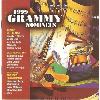 Cd Grammy Nominees 1999 - Backstreet Boys, Eric Clapton Cd Grammy Nominees 1999 - Backstreet Boys, Eric Clapton