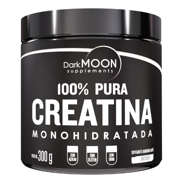 Creatina Monohidratada Em Pote Sabor Neutro 300g Darkmoon Creatina Monohidratada Em Pote Sabor Neutro 300g Darkmoon