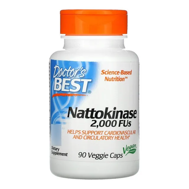 Natokinase, 2000 uf, 90 cps, el mejor sistema circulatorio del médico