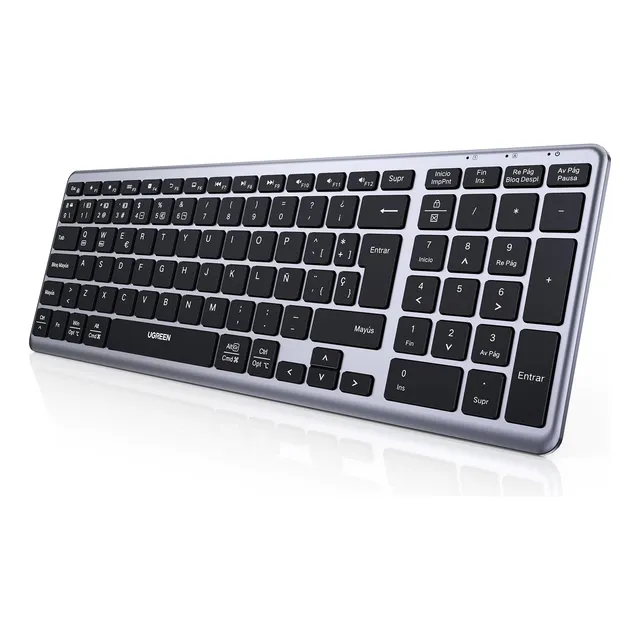 Ugreen Recargable Teclado Inalmbrico Espaol Con Cable Usb-c,