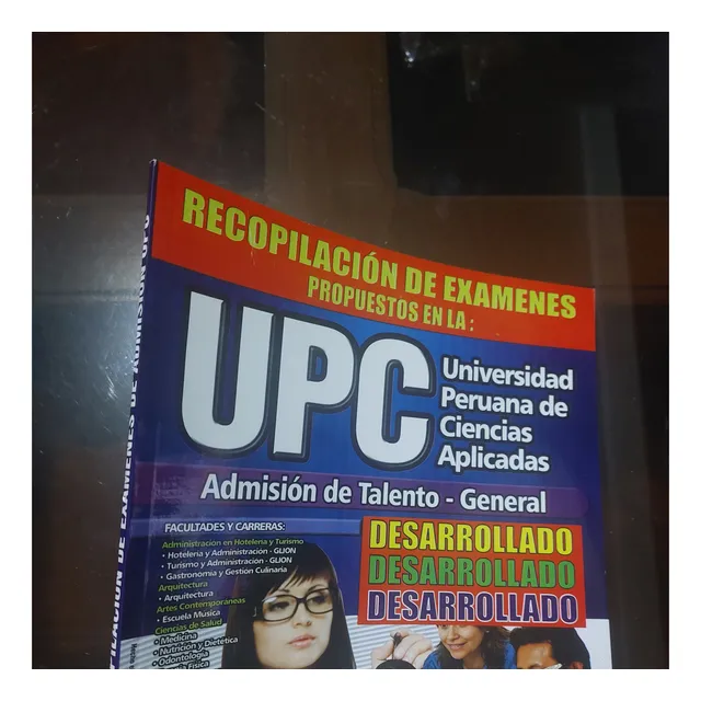 Libro Exámenes Admisión Upc 2009 Al 2020-1