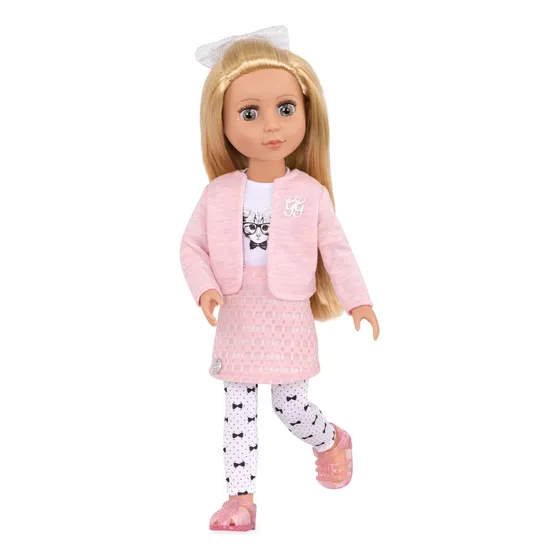 Muñeca Moderna Con Purpurina Para Niñas, 35 Cm, Con Ropa Y A
