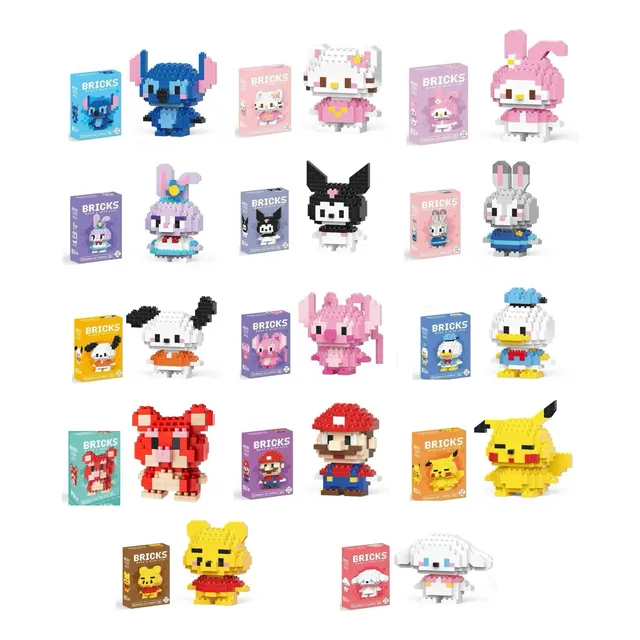 Mini Bloques Para Armar Mixio Micro Bricks Pack 5 Modelos