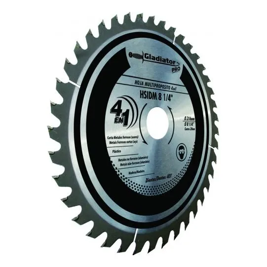 Hojas De Sierra Multiproposito Gladiator Hsidm81/4