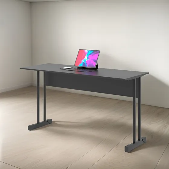 Mesa Escrivaninha Industrial Ethos 100x53 Sem Gavetas