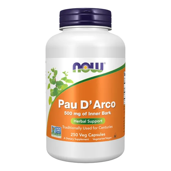 Supplement Now Foods Pau D'arco 500 Mg 250 Cápsulas Vegetari