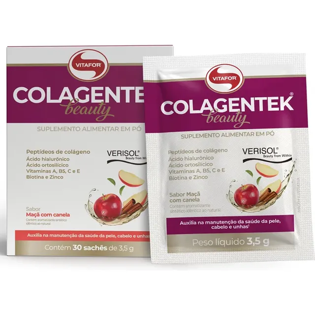 Colágeno Colagentek Beauty Com Verisol 30 Sachês- Vitafor