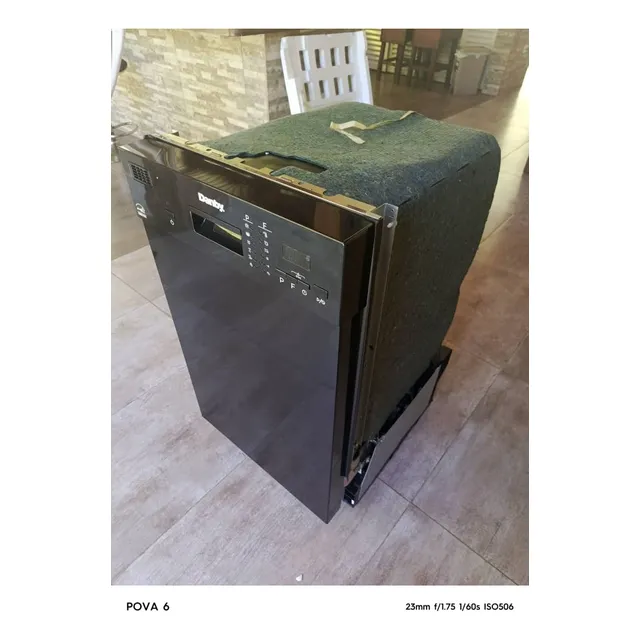 Lavavajilla Lavaplatos Nuevo En Caja Empotrable 18 Pul Negro