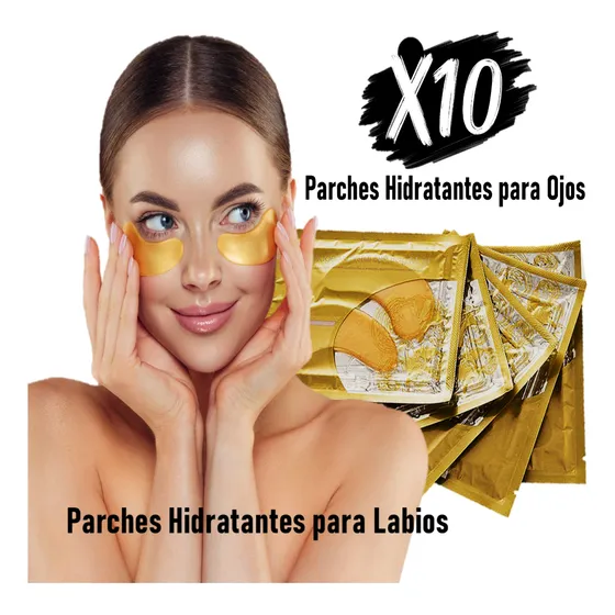 Mascarilla Hidratante Ojera Colageno Parche Ojo Oro Gel Gold