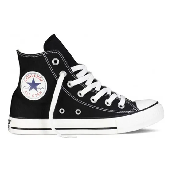 Tenis Clásicos Converse Chuck Taylor En Bota Negros