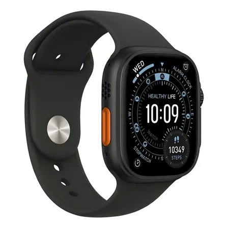 Smartwatch 2026 Ultra 5 Pro Amoled - Prova Dágua + Ligações Preto