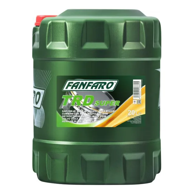 Aceite Diesel Sae 15w-40 Fanfaro Api Ci-4/sl Paila 20 Litros