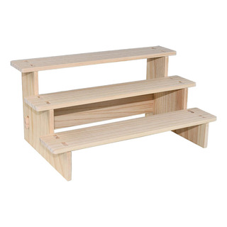 Soporte Vertical De Exhibición De Madera Para 3 Capas 30cm Soporte Vertical De Exhibición De Madera Para 3 Capas 30cm