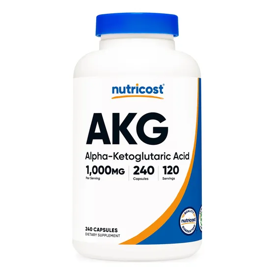 Suplemento Nutricost Akg Alpha Cetoglutárico De 1,000 Mg