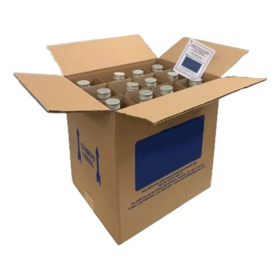 Kit C/ 12 Garrafas Vidro 700ml + 12 Tampas Rosca + 12 Lacres