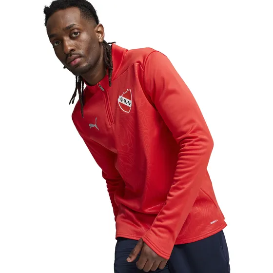Buzo Puma Cai Hybrid Hombre Fútbol Rojo