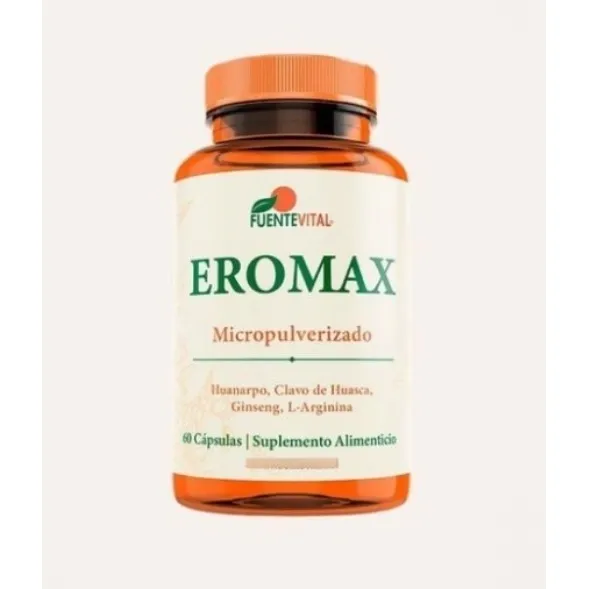 Eromax L-arginina Ginseng Fte Vital 60 Cap. Pot Fca Mental