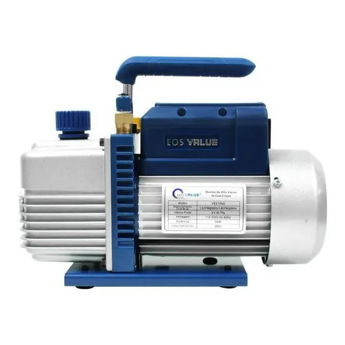 Bomba De Vácuo Eos 6cfm 127/220V Duplo Estágio Profissional