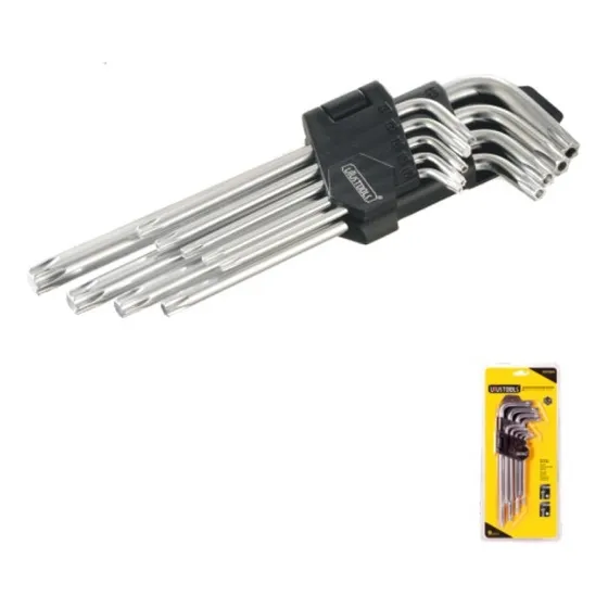 Llave Torx Largas De 9pzs T10 A T50 Uyustools