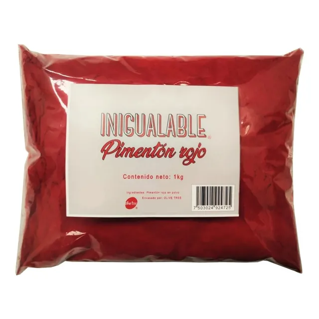 Pimentón Español Rojo Paprika 1kg Condimento Color Sabor