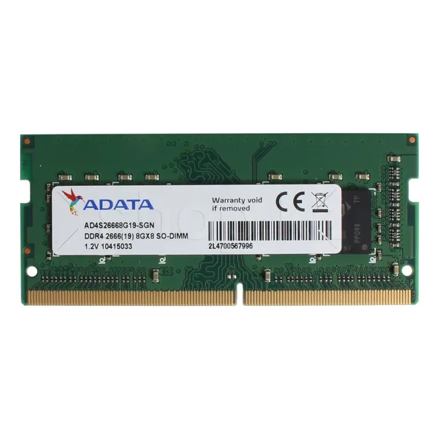 Memoria Ram Adata Premier 8 Gb Ddr4 2666 Mhz So-dimm Sin Ecc