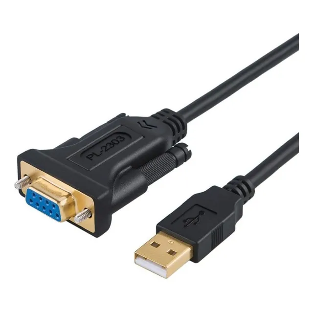 Cable Usb A Serial Rs232 Hembra Con Chip Pl2303 1 Metro