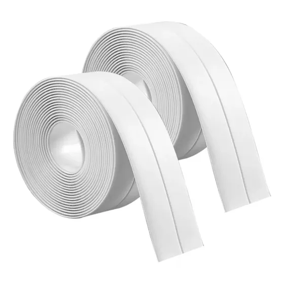 Cinta Adhesiva Impermeable 3mts Cocina Baño Juntas Pack X2
