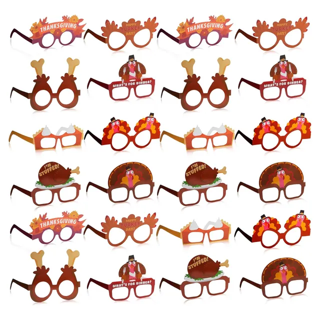 Gafas De Pavo Para Niños, Accesorios De Acción De Gracias