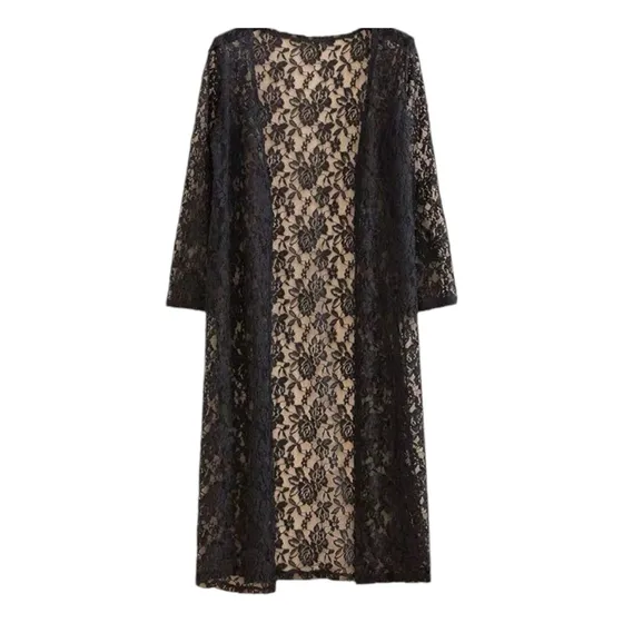 Cardigan Elegante Zala De Encaje Floral En Talla L