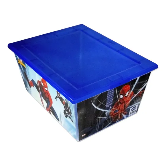 Caja Organizadora Plástica Disney De 15 Litros Color Spider Man