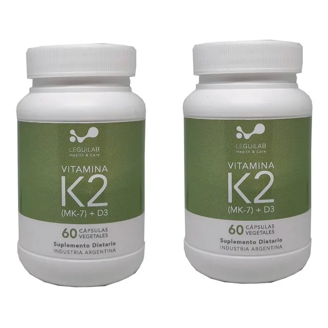 Vitamina K2 | (mk - 7) | X60 Cápsulas Veggie | Leguilab X 2u