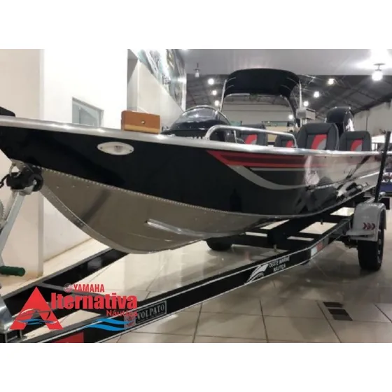 Lancha De Alumínio Comanche 6000 + Motor Mercury 60hp 4t P.f