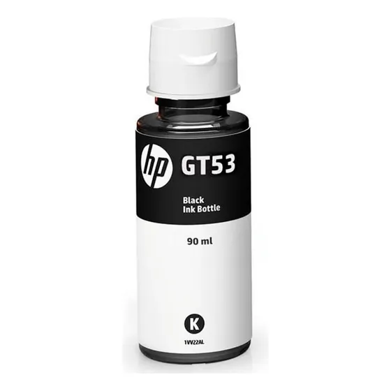 Botella de tinta negra de recarga Gt53 HP, 90 ml, 1vv22al Equiv Gt51