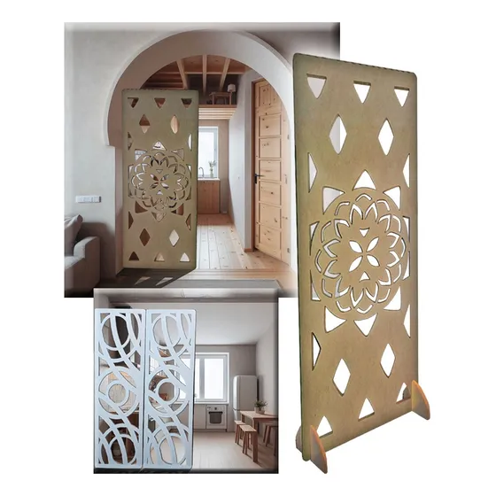 Panel Calado Mdf 18 Mm Divisor Ambientes Decorativo