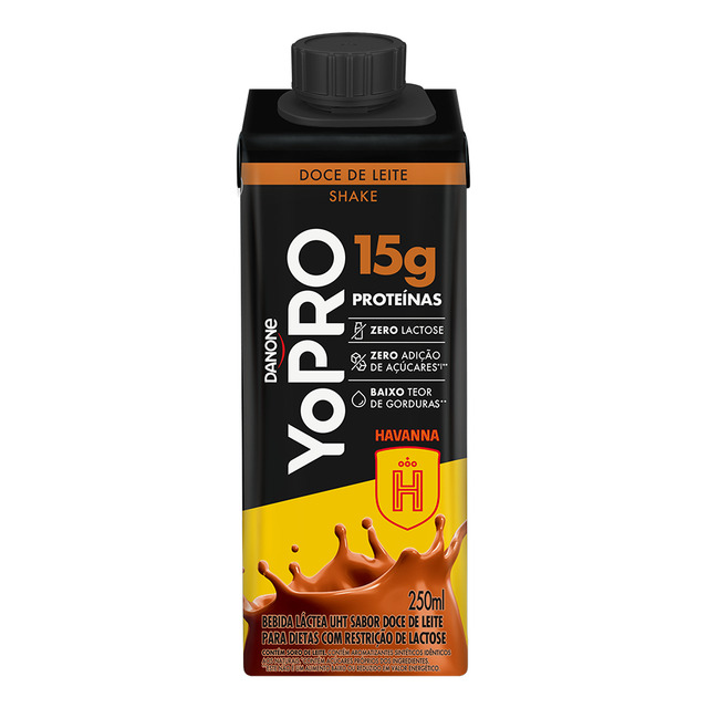 Yopro Bebida Láctea Uht Doce De Leite Havanna 15g De Proteínas 250ml Yopro Bebida Láctea Uht Doce De Leite Havanna 15g De Proteínas 250ml
