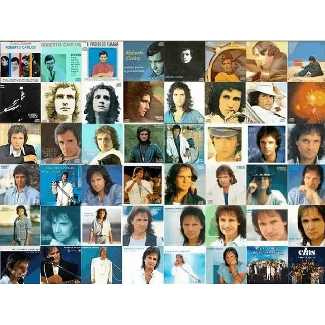 Coleção Roberto Carlos 50 Cds Novos - Carreira Completa