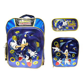 Kit De Mochila Lonchera Y Lapicera Sonic Primaria Vs1331 Kit De Mochila Lonchera Y Lapicera Sonic Primaria Vs1331