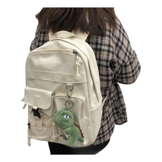 Mochila Estilo Estudiante 15 Litros Con Muñecos Dinosaurio